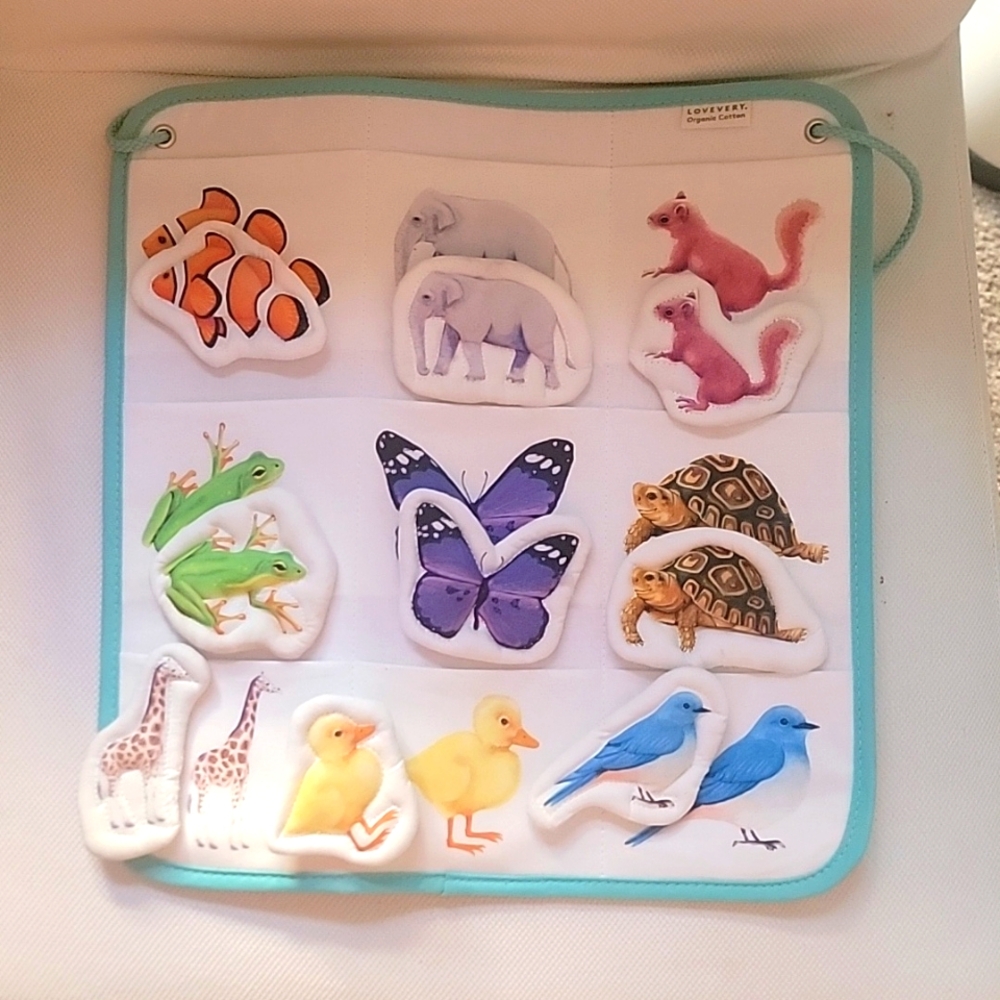 Lovevery Quilted Critter Pockets